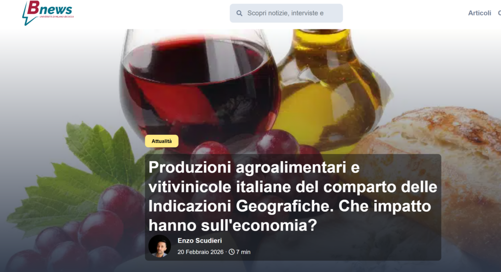 Copertina BNews con vino e olio